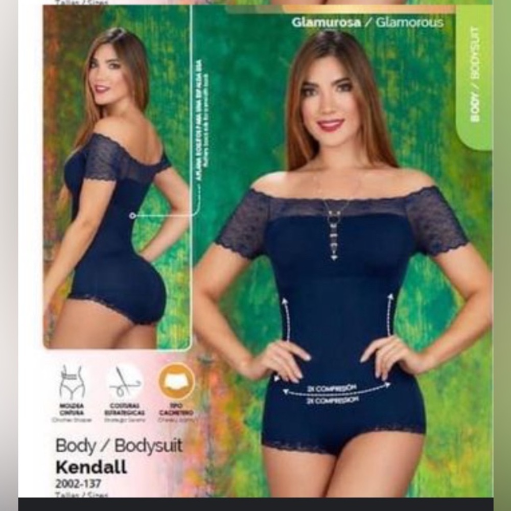 Made in Colombia body shaper Kendall. I have 2 sizes available XL and L.